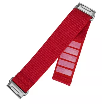 Pakeitimas 22 mm nailono dirželis FIKSUOTAS, skirtas Garmin QuickFit 160–210 mm, raudonas