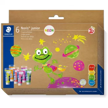 STAEDTLER pirštų dažai NJ Neon 6 vienetų dėžutė (8816F C6)