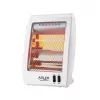 Adler AD 7709 Halogeninis šildytuvas | 800 W | 2 galios lygiai | Baltas