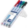 Markeris Staedtler Lumocolor correctable 305 4 vnt. Žalia Juoda Mėlyna Raudona
