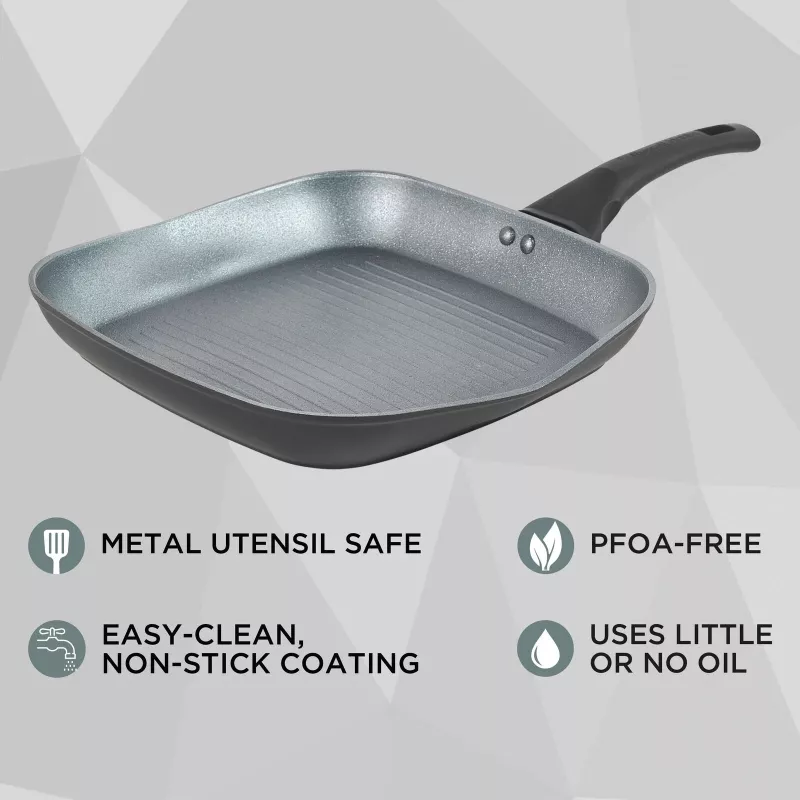 Grilinė keptuvė Russell Hobbs RH01861EU7 28 cm Crystaltech – nelipni plokščia keptuvė