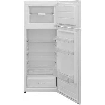 Šaldytuvas-šaldiklis AMICA FD2355.4(E) — 235 L, viršutinis šaldiklis, baltas, R600a, laisvai pastatomas, 1450×540×570 mm