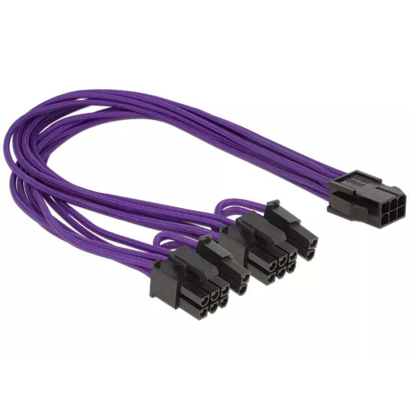 Laidas DeLOCK PCI Express 6 kontaktų - 2 x 8 kontaktų 0,3 m