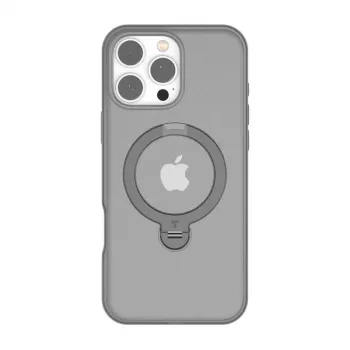 Permatomas dėklas Torras iPhone 16 Pro — UPRO OSTAND SPIN SERIES, plonas lengvas apsauginis dangtelis