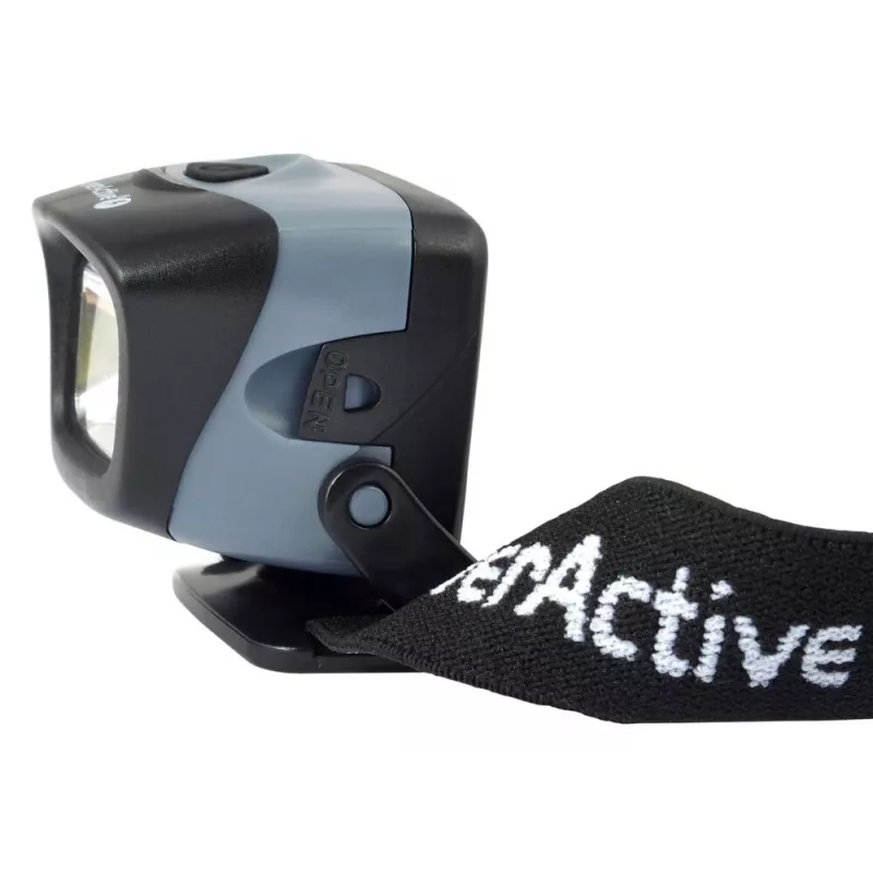 Priekinė lemputė everActive HL-150, 150 lm, 3 W, IPX4, 3×AAA, juoda
