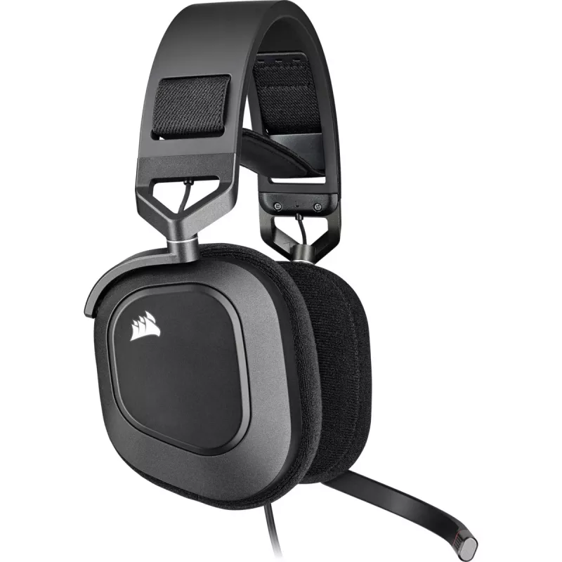 Ausinės CORSAIR HS80 RGB USB Headset Carbon