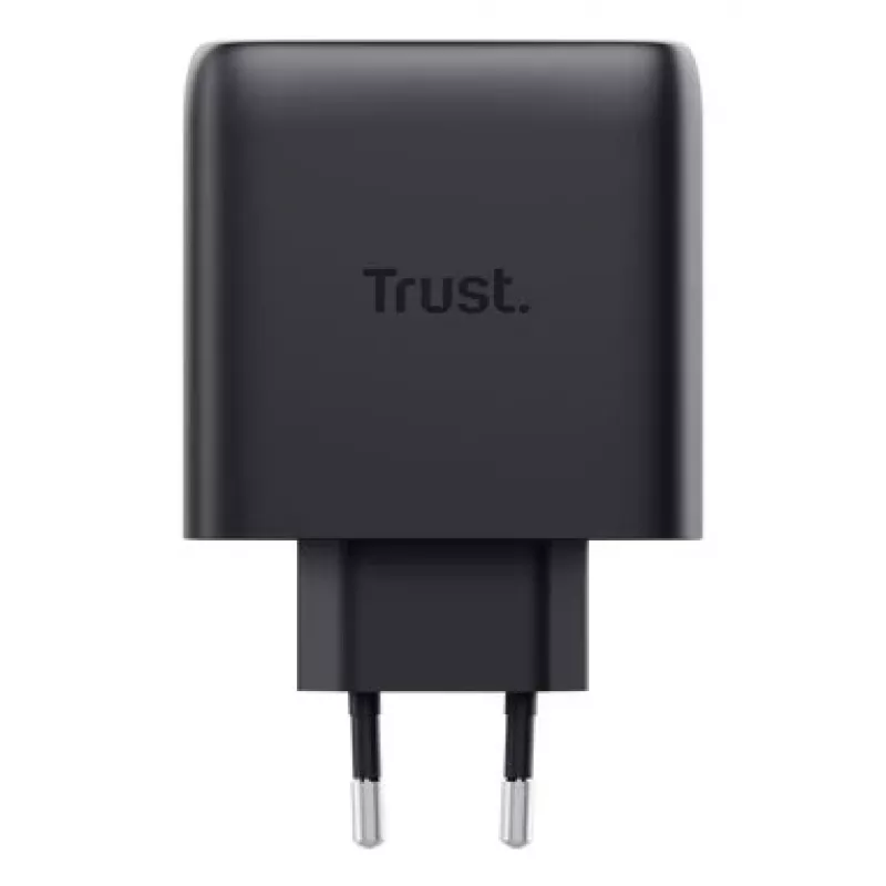 Įkroviklis Trust Maxo 65W 2 prievadų USB-C GaN greitasis įkrovimas juodas