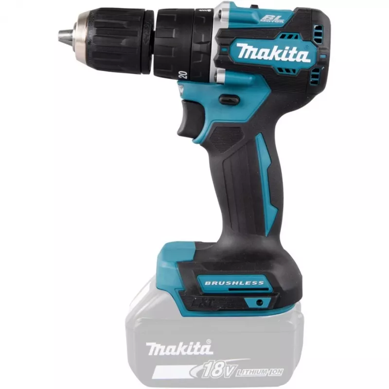 Gręžtuvas Makita DHP487Z 1700 RPM, 1.4 kg, juodas/mėlynas
