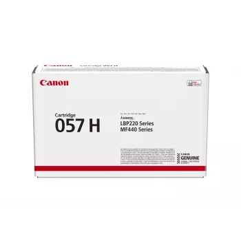 Canon 057H originali juoda tonerio kasetė, didelės išeigos, 1 vnt.
