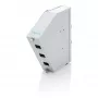 DIN bėgelio šviesolaidžių suvirinimo skirstytuvas DIGITUS DN-96894 — kampuotas, 6 SC SX / LC DX, aliuminis, pilkas