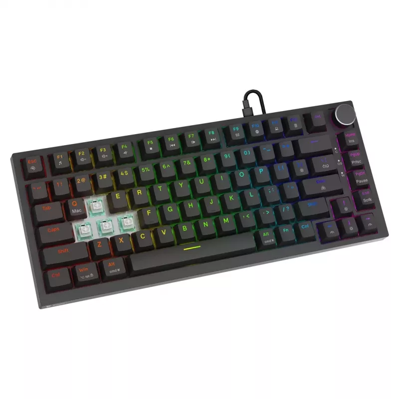Savio ASTRAL BLACK JADE klaviatūra Gaming USB QWERTY US International