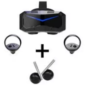 Pimax Crystal Super VR-Šalmas, 57 PPD + DMAS-Ausinių rinkinys - juoda