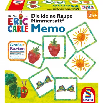 Die kleine Raupe Nimmersatt atminties žaidimas