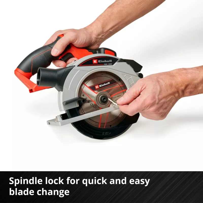 Einhell TE-CS 18/165-1 Li - Solo 16.5 cm Juoda, Raudona, Sidabrinė 4200 RPM