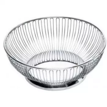 Alessi 826/24 apvalus padavimo krepšelis iš nerūdijančio plieno, veidrodinis