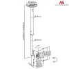 Maclean MC-504A B TV lubinis laikiklis 23-42 coliai 50-85 cm 30 kg juodas