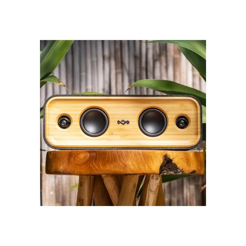 Marley Get Together 2 Speaker Bluetooth juodas nešiojamas belaidis garsiakalbis