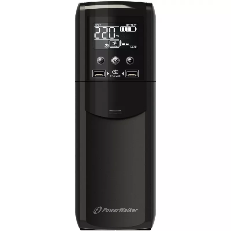 PowerWalker VI 1000 CSW nepertraukiamo maitinimo šaltinis (UPS) Linijinis-interaktyvus 1 kVA 600 W 4 AC lizdai