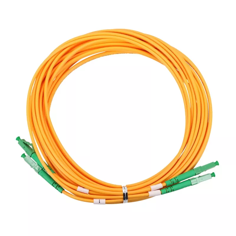 Patchcord Extralink LC/APC–LC/APC vienmodis dupleksas 9/125 µm G.657.A1, 2 m