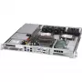 Supermicro SuperChassis 515-R407 - 1U stelažinis korpusas STD ir WIO pagrindinėms plokštėms, 2x 2,5 colio vietos, LED indikatoriai, 4x PWM ventiliatoriai, 2x AOC aušinimo ventiliatoriai, maitinimo blokas 400 W, 43 x 437 x 429 mm