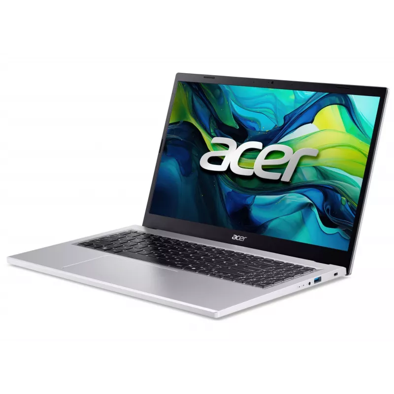 Acer Aspire Go 15 AG15-71P NX.JD9EG.00E nešiojamasis kompiuteris 15,6 colio Full HD IPS, Core i5-1334U, 8GB RAM, 512GB SSD, Intel Iris Xe, Windows 11 Home, sidabrinis