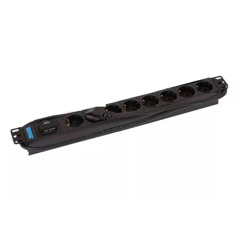Apsauginis modulis nuo viršįtampių Triton RAB-PD-X08-A1 Juodas 8 AC lizdai 230V 2m