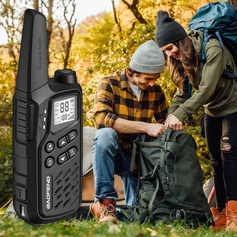 Radiostacija Baofeng BF-T25E Juoda, 2 vnt.