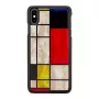 Apsauginis dėklas iKins iPhone XS Max Mondrian Black – kietas apvalkalas
