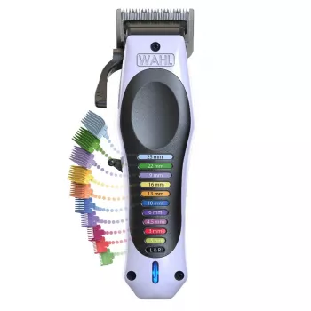 Wahl 3028048 kirpimo mašinėlė plaukams juoda/b alta, 10 Li-Ion
