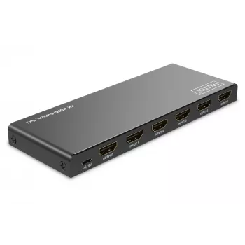 HDMI jungiklis DIGITUS DS-55332, 5x1, 4K@60Hz