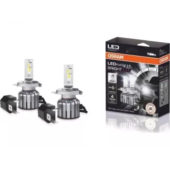 LED lempučių rinkinys 2vnt H19/H4 12V 15W P43T/PU43t-3