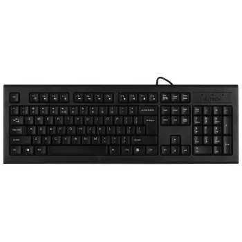 A4Tech KR-85 klaviatūra USB QWERTY US anglų juoda