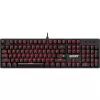 Mechaninė klaviatūra DEFENDER QUEST GK-596 – RGB foninis apšvietimas, Anti-Ghosting, laidas, kompaktiškas išdėstymas
