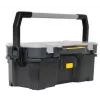 Stanley 1-97-514 dėžutė smulkioms detalėms/įrankiams juoda, permatoma