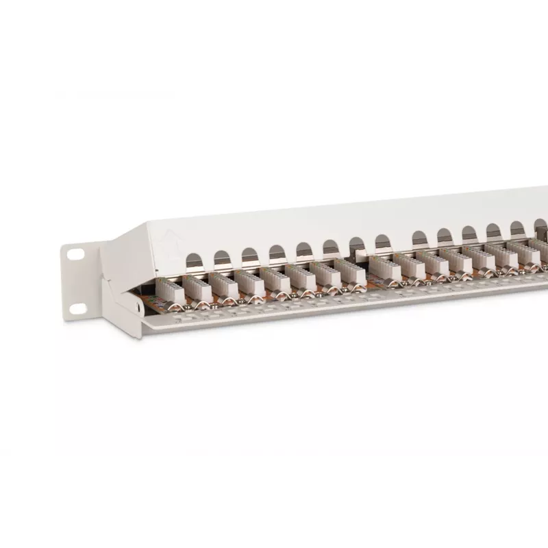 Patch Panel Digitus CAT 6 Class E DN-91624S, 24 prievadai, 1U, 19 inch