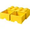 LEGO Drawer Brick 8 – geltonas (modelis 40061732) laikymo stalčius kaladėlėms ir smulkioms detalėms