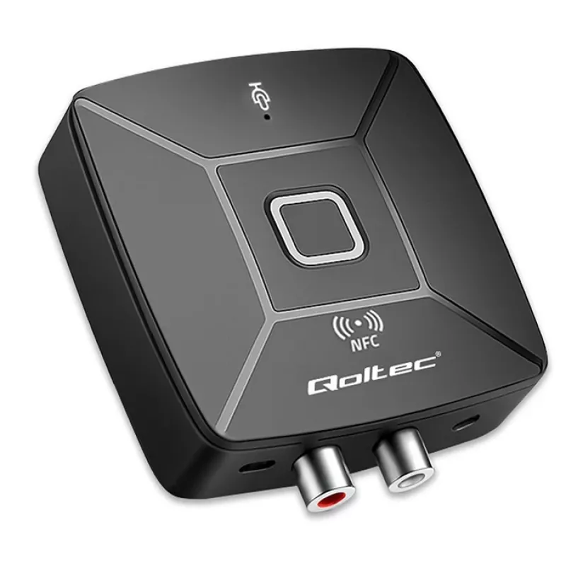 QOLTEC 56981 belaidis garso siųstuvas-imtuvas HiFi Bluetooth 6.0 NFC