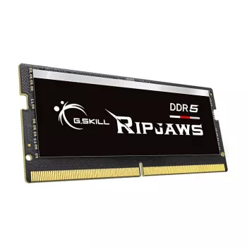 SO-DIMM 64 GB DDR5-5600 (2x 32 GB) Dual-Kit, Arbeitsspeicher schwarz, F5-5600S4645A32GX2-RS, Ripjaws, INTEL XMP