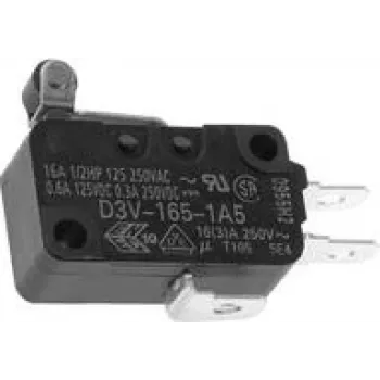 Omron D3V-165-1A5 mikrojungiklis 250 V/AC 16 A 1 x įjung/(įjung) 1 vnt. Maišelis