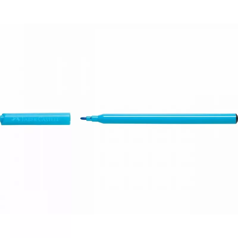Felt pieštukas Faber-Castell 554201 12 spalvų, kulkos formos antgalis, įvairiaspalvis