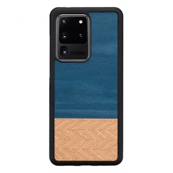 Apsauginis dėklas Man and Wood Galaxy S20 Ultra Denim Black