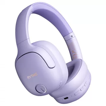 Ausinės MANTA HDP1001PU Rytmo Elegance Purple uždedamos, laidinės