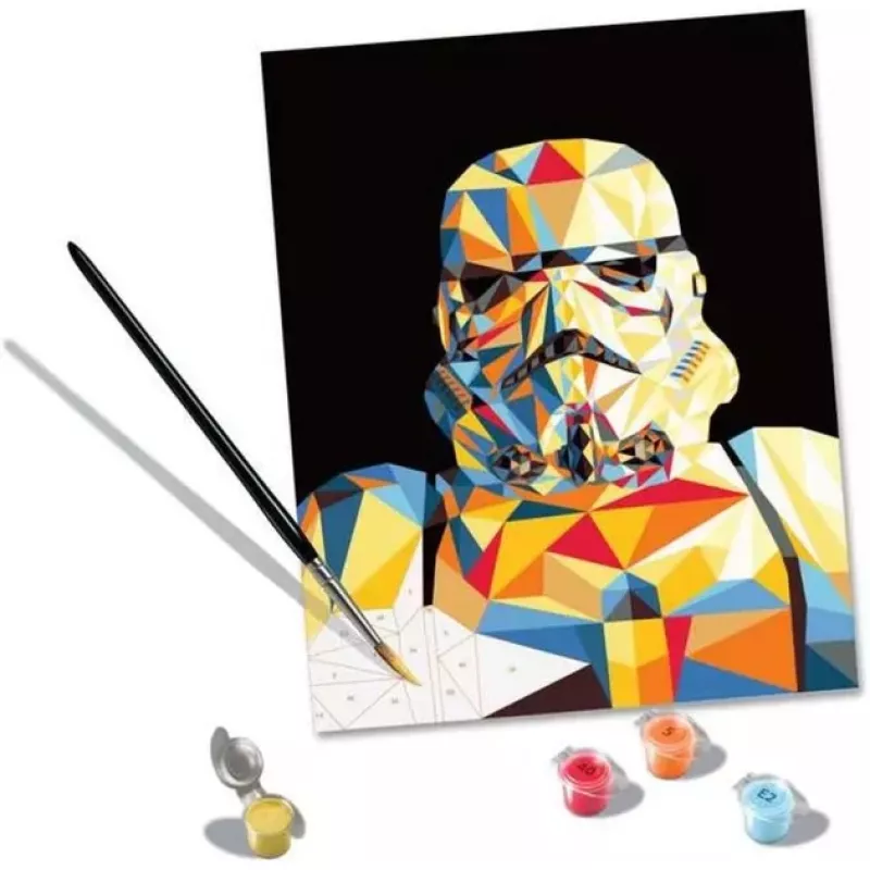 Paveikslas pagal skaičius CreArt Star Wars – Stormtrooper