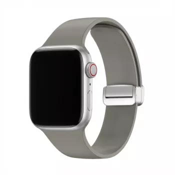 Apvyniojamas dirželis GUAN Premium Plus, skirtas Apple Watch 40mm 41mm 38mm 42mm — pilkai juodas
