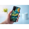 Apsauginis dėklas iKins Samsung Galaxy S20 – juodas žvaigždėto nakties dizainas