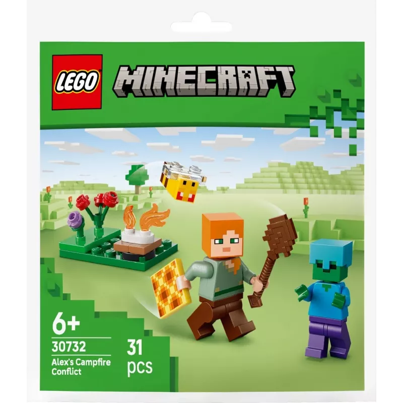 LEGO Minecraft 30732 Alexo stovyklos konfliktas