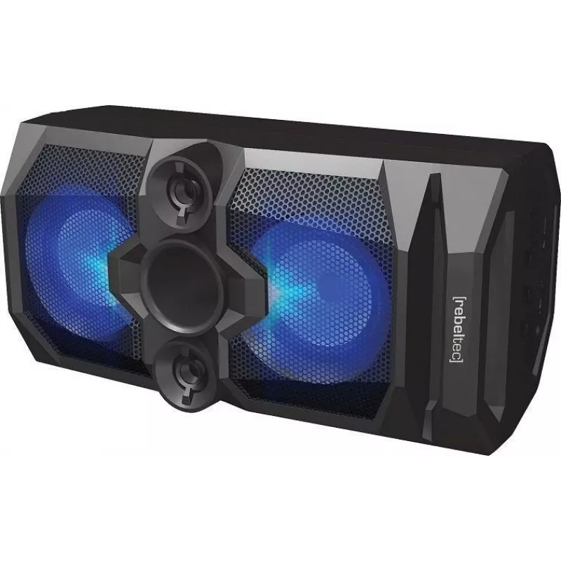 Rebeltec SoundBox 480 nešiojamas Bluetooth stereo garsiakalbis juodas, 50W RMS