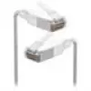 Tinklo kabelis Ubiquiti UACC-Cable-Patch-EL-C6A-15M-W RJ-45 Cat6a 15 m permatomai baltas