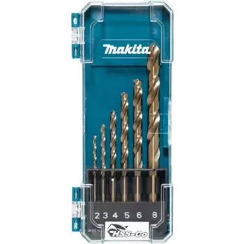 Gręžtų rinkinys Makita D-75758 HSS-Co 6 vnt