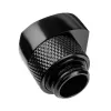Alphacool 17604 juodas žarnos jungtis 1/4 colio sriegis